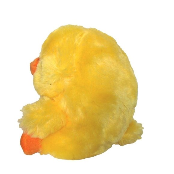 Nanco Easter Spring Baby Yellow Duck Soft Plush With Blue Glitter Eyes 7.5” - Picture 4 of 6